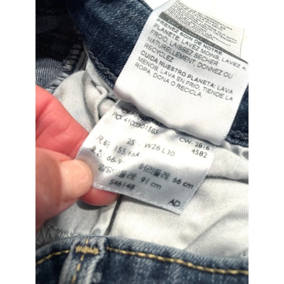 Denizen from Levi's Modern Skinny Jeans 2S 26 x 26 Womens Comfort Stretch Denim - Picture 5 of 12